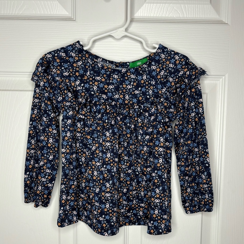 dip 2t long sleeve floral shirt